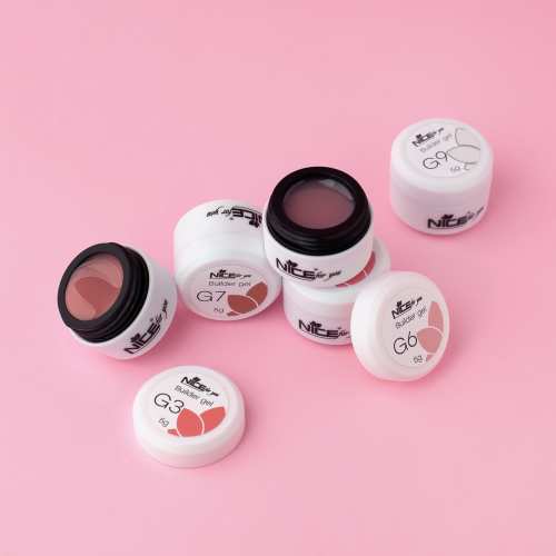 Набор гелей для наращивания Nice for you Mini Set