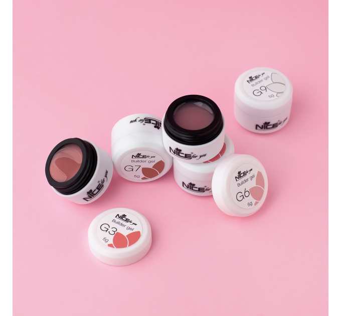 Набор гелей для наращивания Nice for you Mini Set