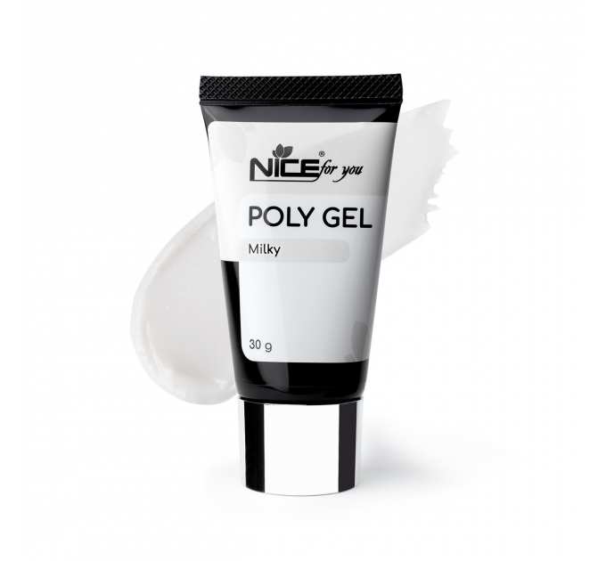 Полигель Nice for you Poly gel Milky Молочный 30 г