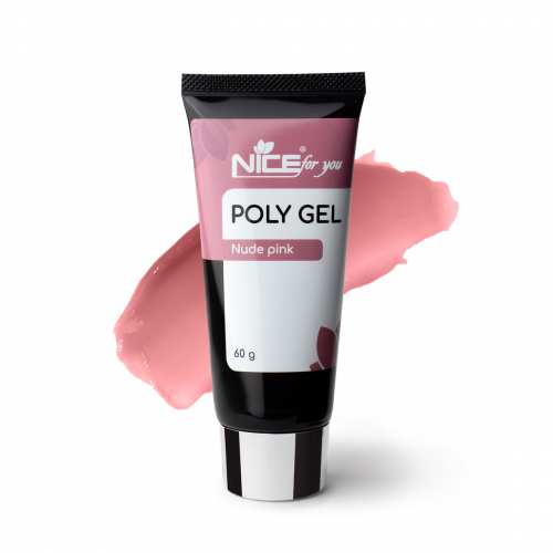 Полигель Nice for you Nude Pink Пепельно-розовый 60 г