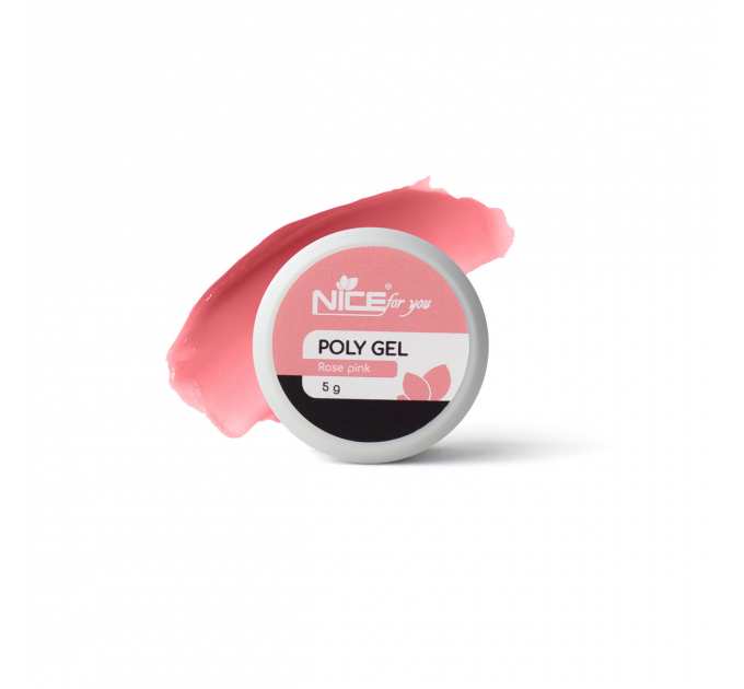 Полигель Nice for you Rose Pink Фиолетово-розовый 5 г
