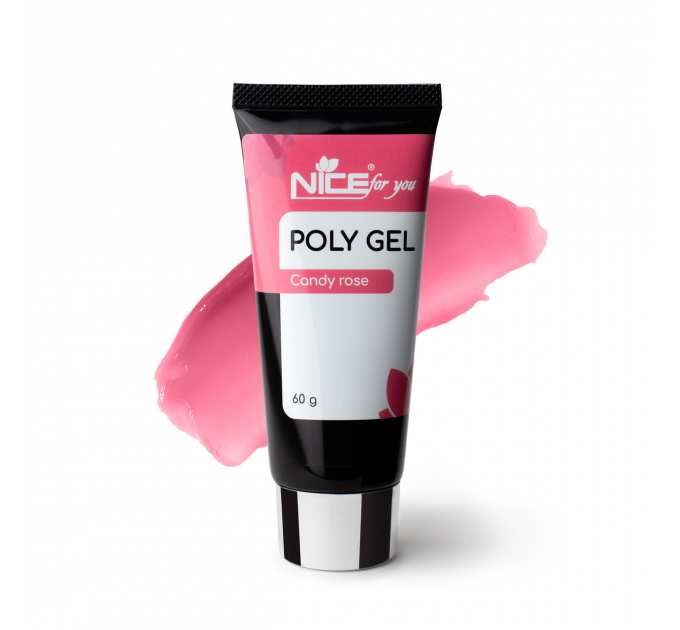 Полигель Nice for you Candy Rose Розовый 60 г
