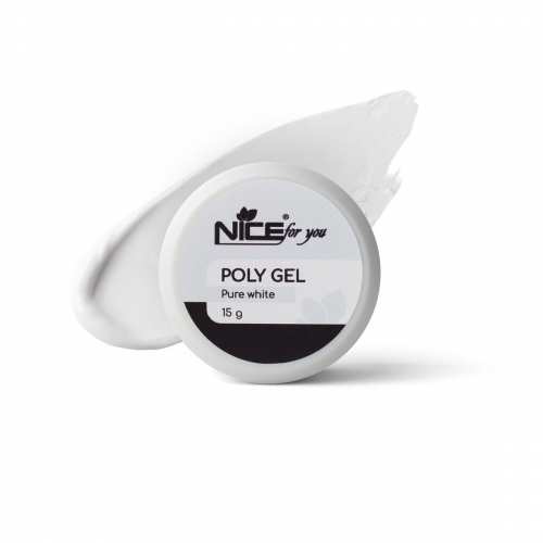 Полигель Nice for you Pure White Белый 15 г