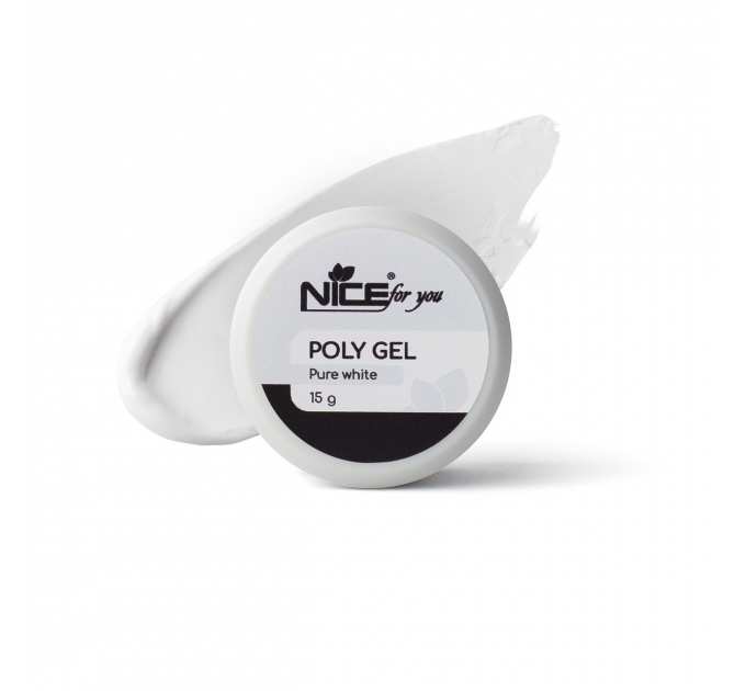 Полигель Nice for you Pure White Белый 15 г