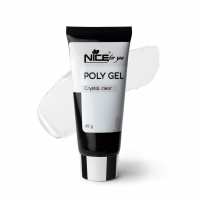 Полигель Nice for you Poly gel Crystal Clear Прозрачный 60 г