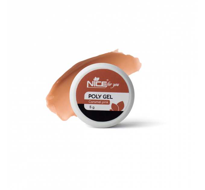 Полигель Nice for you Caramel Pink Карамельный 5 г