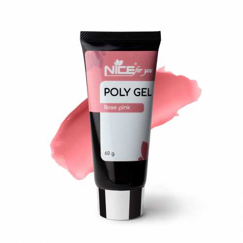 Полигель Nice for you Rose Pink Фиолетово-розовый 60 г