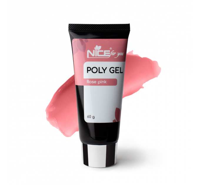 Полигель Nice for you Rose Pink Фиолетово-розовый 60 г