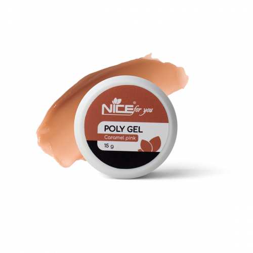 Полигель Nice for you Caramel Pink Карамельный 15 г