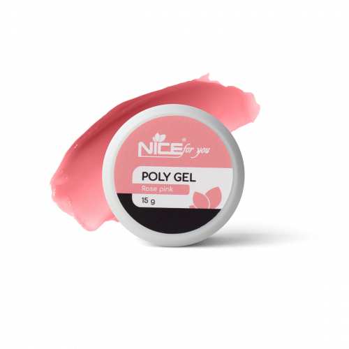 Полигель Nice for you Rose Pink Фиолетово-розовый 15 г