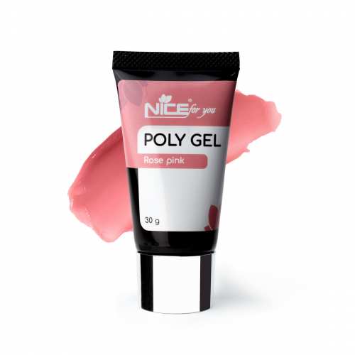 Полигель Nice for you Rose Pink Фиолетово-розовый 30 г