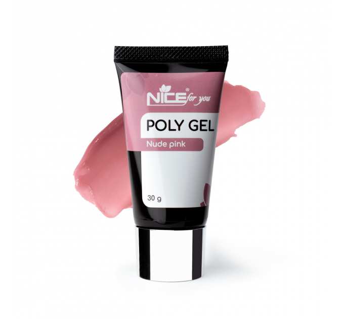 Полигель Nice for you Nude Pink Пепельно-розовый 30 г