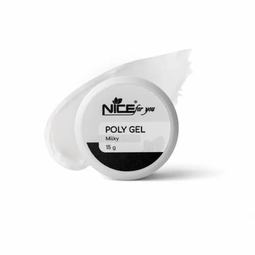 Полигель Nice for you Poly gel Milky Молочный 15 г