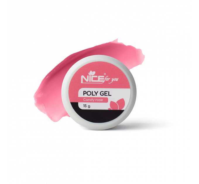 Полигель Nice for you Candy Rose Розовый 15 г