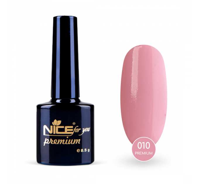 Гель-лак Nice for you Premium №010 Светло-розовый 8.5 г