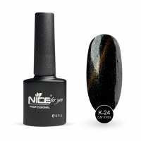 Гель-лак Nice for you Cat Eyes К-24 Золотисто-синий 8.5 г