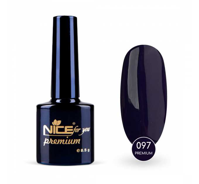 Гель-лак Nice for you Premium №097 Сливовый 8.5 г