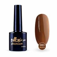 Гель-лак Nice for you Premium №083 Тепло-коричневый 8.5 г