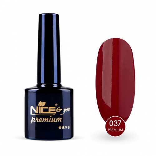Гель-лак Nice for you Premium №037 Красный 8.5 г