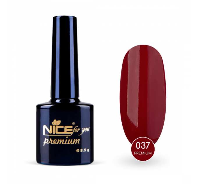 Гель-лак Nice for you Premium №037 Красный 8.5 г