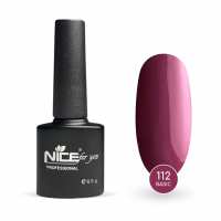Гель-лак Nice for you Основная №112 Розово-фиолетовый 8.5 г