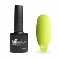 Гель-лак Nice for you Основная №048 Неоново-лимонный 8.5 г