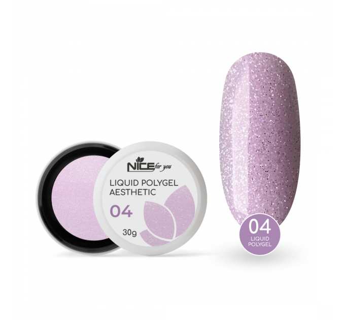 Жидкий полигель Nice for you Aesthetic №4 Unordinary Светло-фиолетовый 30 г