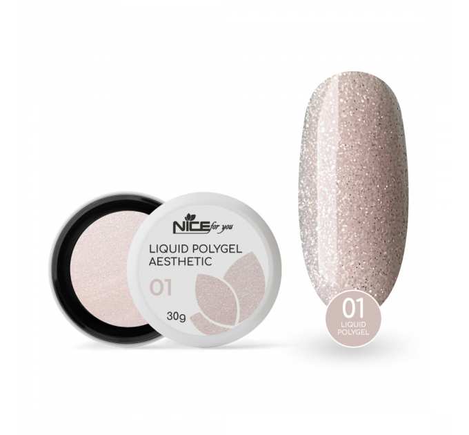 Жидкий полигель Nice for you Aesthetic №1 Minimalist Кремовый 30 г
