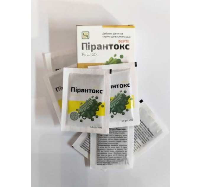 Pirantox Forte (Пірантокс Форте, Пирантокс) комплекс від глистів і паразитів, 7 саше