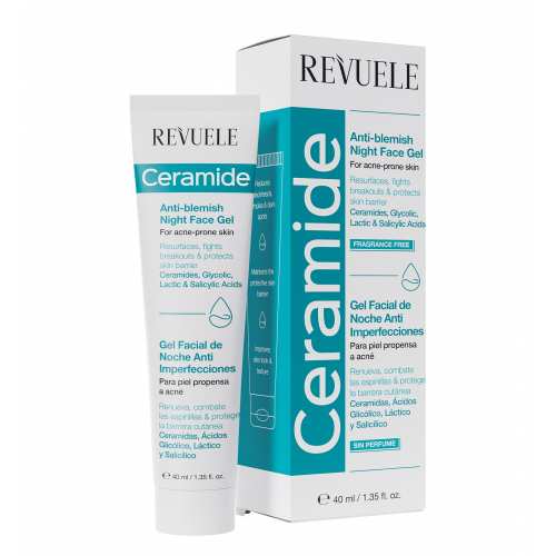 REV CERAMIDE ANTI-BLEMISH Нічний гель для обличчя, 40 мл