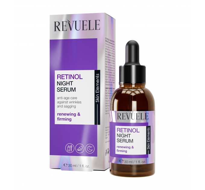 REV RETINOL Нічна зволожуюча сироватка для обличчя, 30 мл