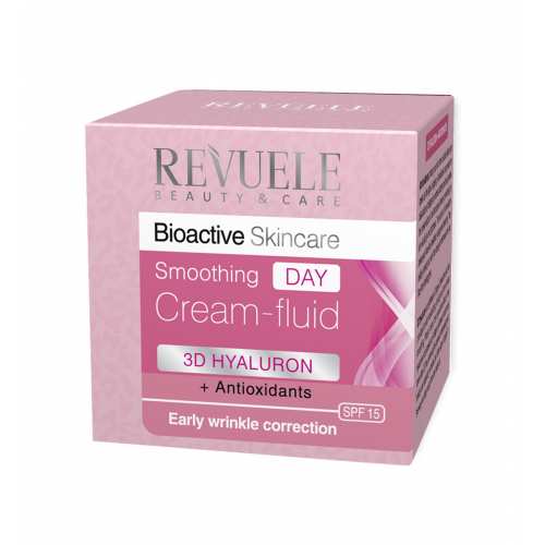 REV BIOACTIVE 3D Hyaluron Smoothing Денний крем-флюїд SPF 15, 50 мл