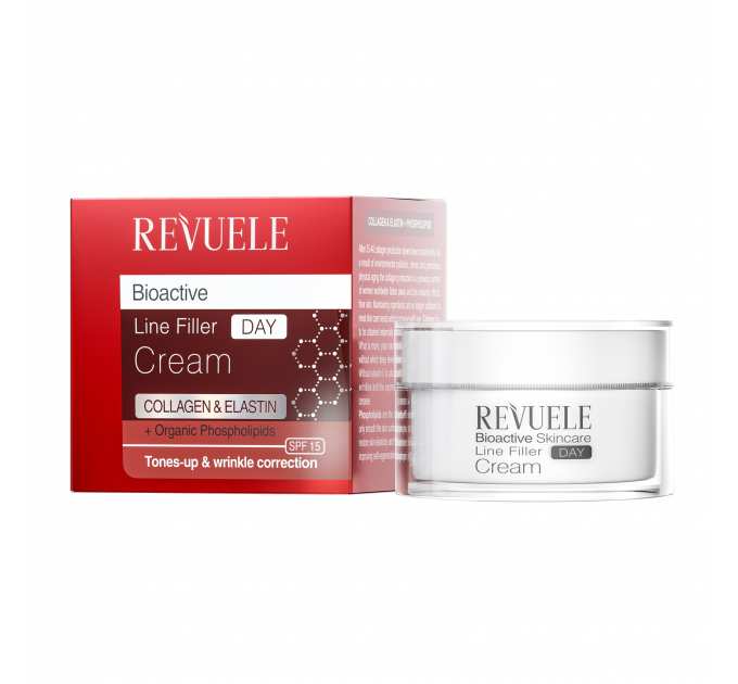 REV BIOACTIVE Collagen & Elastin Line Filler Денний крем, 50 мл