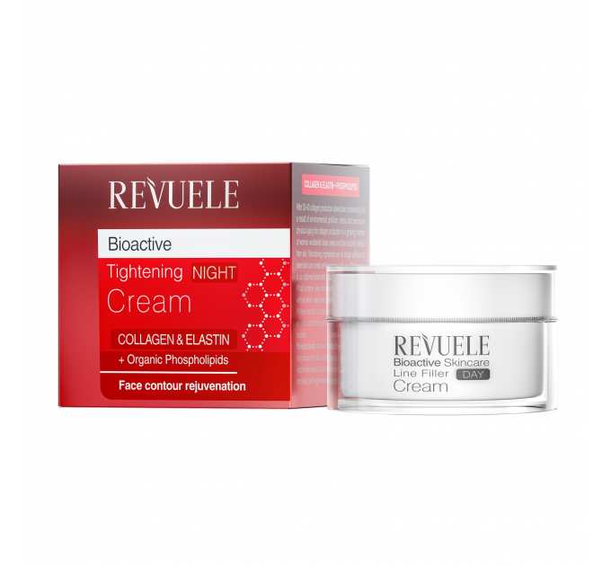 REV BIOACTIVE Collagen & Elastin Line Filler Нічний крем, 50 мл