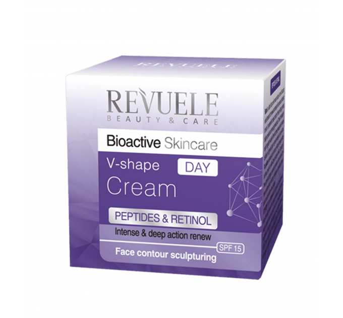 REV BIOACTIVE Peptids & Retinol V-shape Денний крем SPF 15, 50 мл