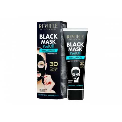 REV 3D Чорна маска з гіалуроном Facial Peel Off HYALURON, 80 мл