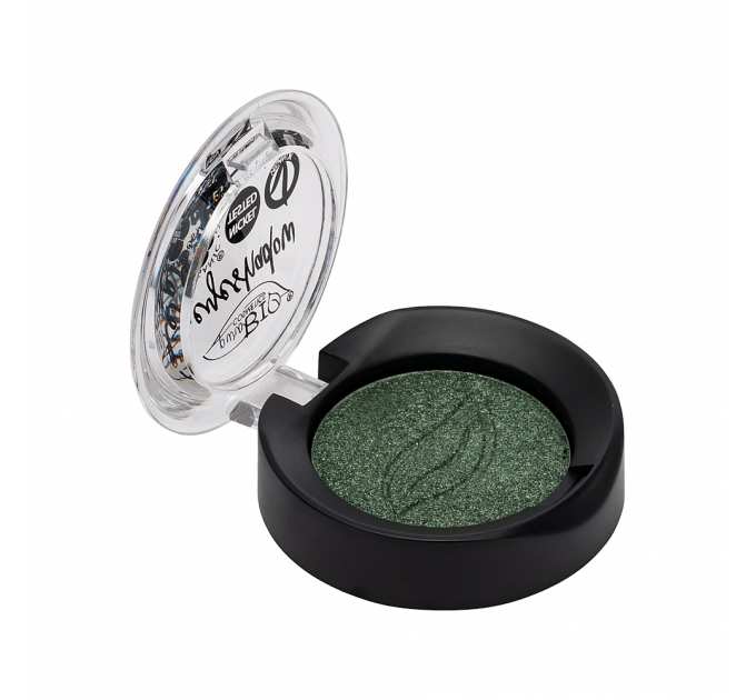 PuroBio ТІНІ для повік компактні_ тон 22 Green/зелений мох з шимером, 2,5 г