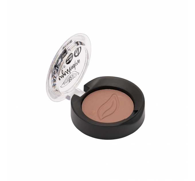PuroBio ТІНІ для повік компактні_ тон 27 Warm brown/теплий коричний матовий, 2,5 г