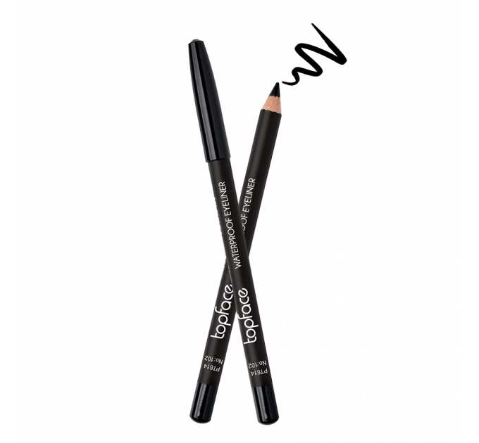 TopFace - Олівець для очей водостійкий "Waterproof Eyeliner" PT614 [102]