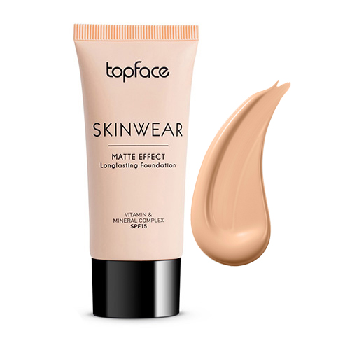 TopFace - Тональний крем "Skinwear - Matte Effect Longlasting Foundation" PT468 [03](30 мл; 6 шт/уп)