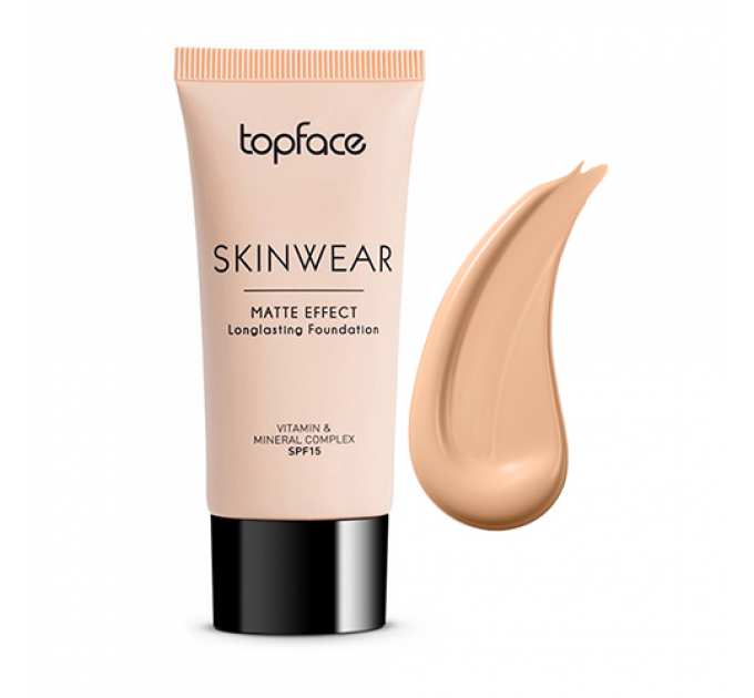 TopFace - Тональний крем "Skinwear - Matte Effect Longlasting Foundation" PT468 [03](30 мл; 6 шт/уп)