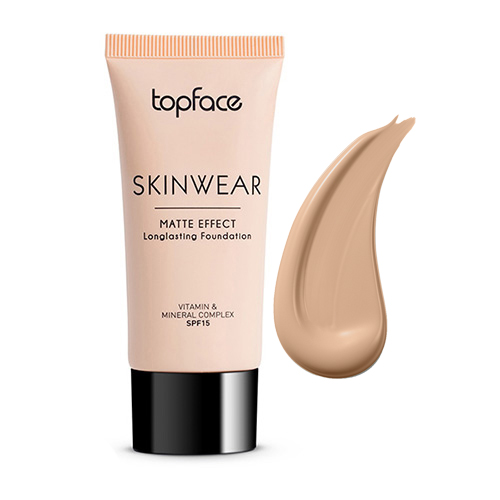 TopFace - Тональний крем "Skinwear - Matte Effect Longlasting Foundation" PT468 [04](30 мл; 6 шт/уп)