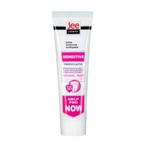 Профілактична зубна паста JEE COSMETICS для чутливих зубів (Sensitive) 100 мл, туба
