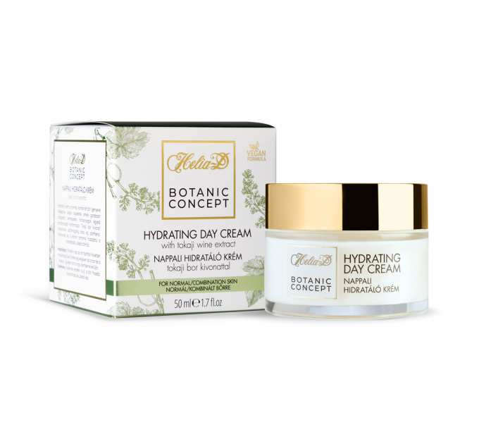 Helia-D Botanic concept (vegan)_ КРЕМ зволожуючий денний з екстрактом токайського вина для нормальної/комбінованої шкіри, 50 мл