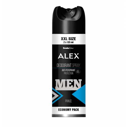 Bradoline Alex XXL_ DEOSPRAY для чоловіків Prince, 250 мл