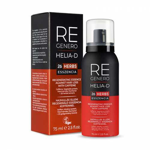 Helia-D Regenero hair care (vegan)_ ЕСЕНЦІЯ регенеруюча з кофеїном, 75 мл