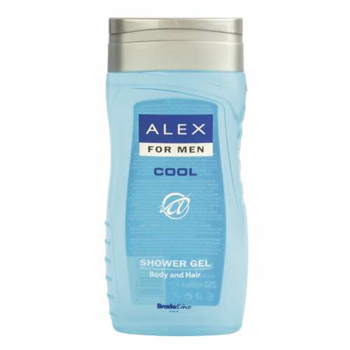 Bradoline Alex_ ГЕЛЬ для душу та волосся Сool blue, 250 мл