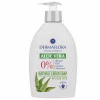 Dermaflora 0%_ МИЛО рідке Aloe vera, 400 мл