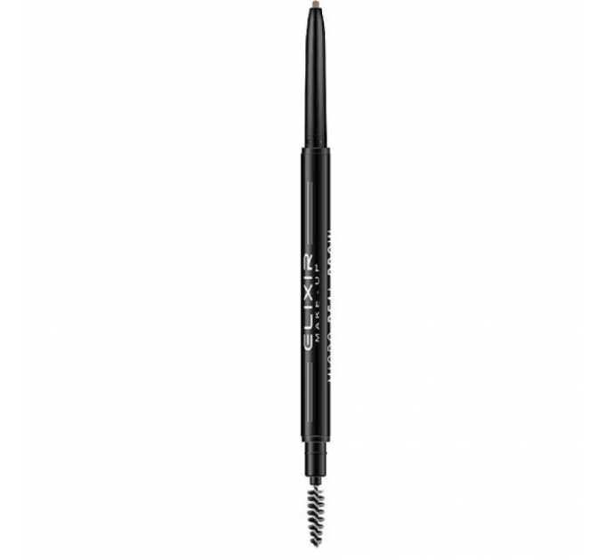 Олівець для брів Elixir Micro Real Brow Brown Grey тон 04