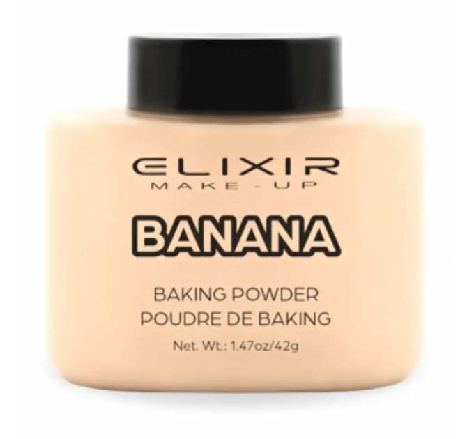 Розсипчаста пудра Elixir Banana Baking Powder 772 6шт+1 тестер